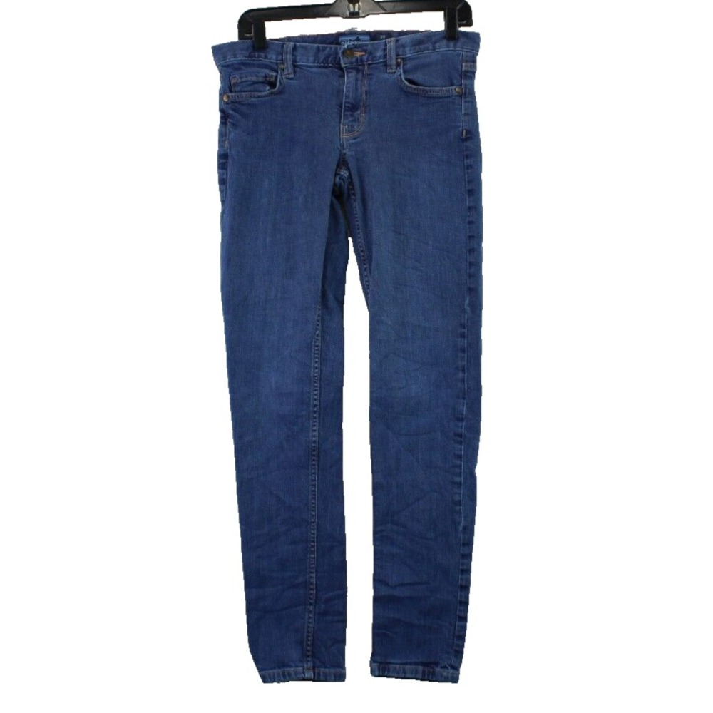Patagonia Womens Slim Fit Low Rise Jeans Blue Denim Size 29 Organic Cotton 55120